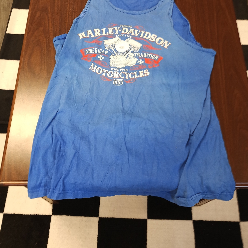 Harley-Davidson Kids Tank Top in Vibrant Blue